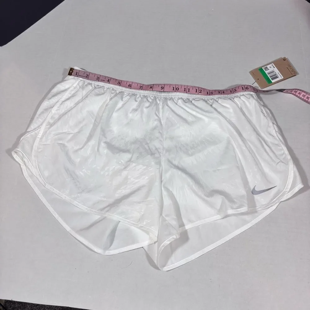2 Pairs of Nike Tempo Women’s Lined Running Shorts XL NWT NEW Gray White
